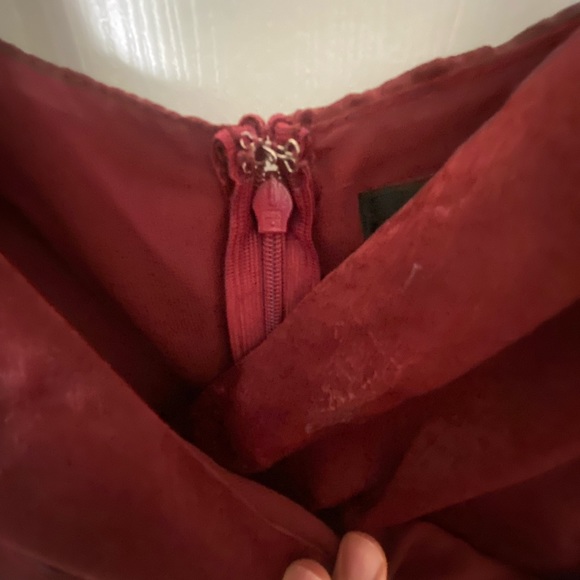 Lulu’s Constantine Burgundy Satin Maxi - Picture 9 of 12